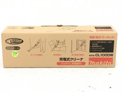 makita マキタ CL100DW 充電式 掃除機 コードレス ホワイト系