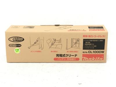 makita マキタ CL100DW 充電式 掃除機 コードレス ホワイト系