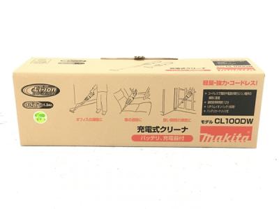 makita マキタ CL100DW 充電式 掃除機 コードレス ホワイト系