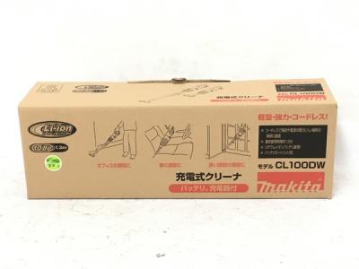 makita マキタ CL100DW 充電式 掃除機 コードレス ホワイト系