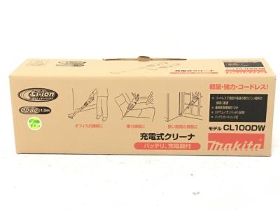 makita マキタ CL100DW 充電式 掃除機 コードレス ホワイト系