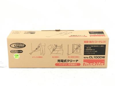 makita マキタ CL100DW 充電式 掃除機 コードレス ホワイト系