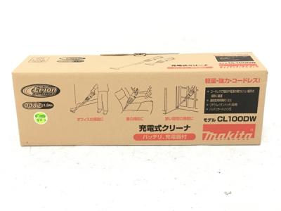 makita マキタ CL100DW 充電式 掃除機 コードレス ホワイト系