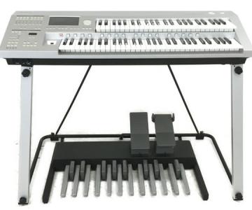 引取限定 YAMAHA ヤマハ D-DECK DDK-7 エレクトーン キーボード 49鍵+61鍵 Ver.1.01 ペダル スタンド付