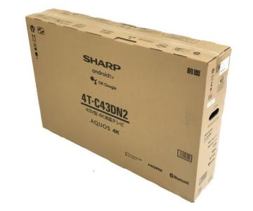 SHARP シャープ AQUOS アクオス 4T-C43DN2 4K 液晶テレビ 43型 TV 家電