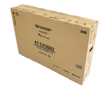 SHARP シャープ AQUOS アクオス 4T-C43DN2 4K 液晶テレビ 43型 TV 家電