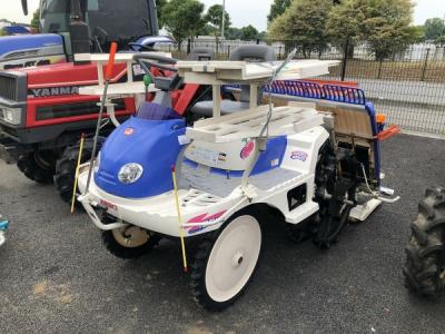 イセキ 田植え機 さなえ PQ4 DUHF 4条植え セルモーター式 ロータリー式 8.8馬力 4WD 側条施肥機 付 直