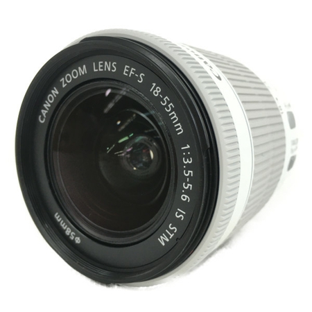 CANON ZOOM LENS EF-S 18-55mm 3.5-5.6 IS STM ホワイト カメラ