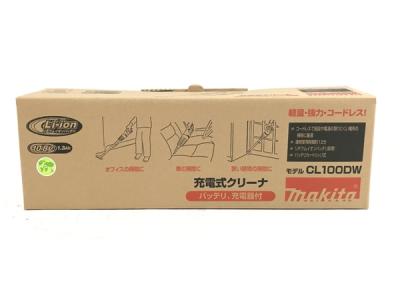 makita マキタ CL100DW 充電式 掃除機 コードレス ホワイト系
