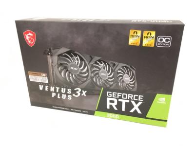 MSI GeForce RTX 3080 VENTUS 3X PLUS 10G OC LHR グラフィックボード パソコン パーツ