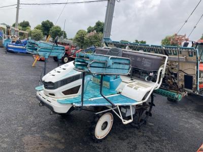 宮城県 仙台市発 クボタ 田植え機 EP8D KF 276H ディーゼル 始動OK 自動水平 こまきちゃん 箱まきちゃん キャノピー付