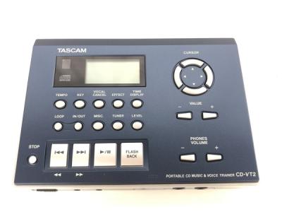 TASCAM ポータブルCDプレーヤー CD-VT2 トレーナー