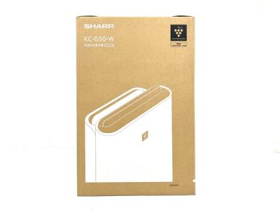 SHARP KC-G50-W 加湿 空気 清浄機 プラズマクラスター 18年製 家電 シャープ