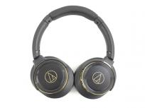 audio-technica SOLID BASS ATH-WS660BT ワイヤレス ヘッドホン ブラックゴールド 音響機材