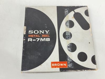 SONY 空リール METEL REEL R-7MB シルバー オープンリール 箱付き 音響