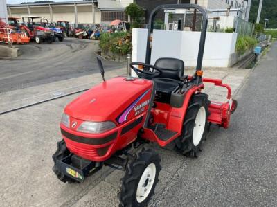 福岡県発 ヤンマー Ke-50 トラクター 15馬力 四駆 4WD 安全フレーム アタッチメント RSZ130 ロータリー 農用 乗用 直