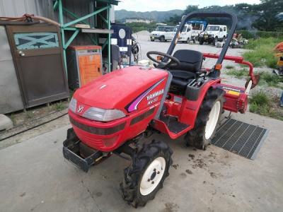 福岡県発 ヤンマー Ke-50 トラクター 15馬力 四駆 4WD 安全フレーム アタッチメント RSZ130 ロータリー 農用 乗用 直