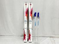 DYNASTAR LEGEND GIRL 110cm スキー板 KiDX ビンディング付 slalom ストック付 子供用