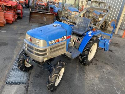 宮崎県 イセキ トラクター TM15 15馬力 749h ディーゼル 4WD ARM12 ロータリー  直P7215660