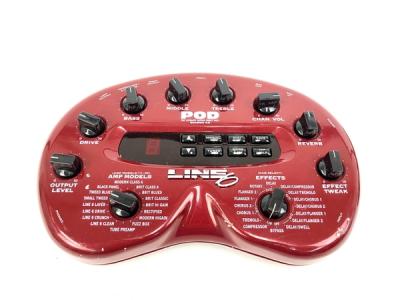 LINE6 POD Version2.0 ギター マルチエフェクター 楽器 ギター周辺機器(アンプ・エフェクター・パーツ) ギターアンプ アンプシミュレーター