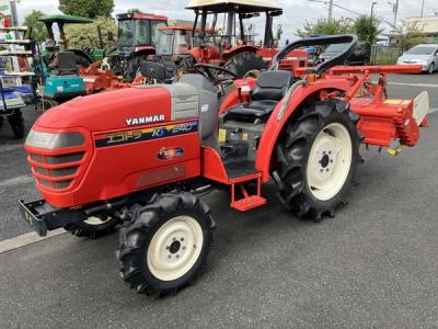 千葉県 野田市 ヤンマー トラクター RS-240 エコトラ 24馬力 2123時間 4WD 安全フレーム ロータリー付 ディーゼル 輸出 農機具