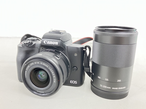 Canon レンズ 15-45 vs 55-200 - カメラ