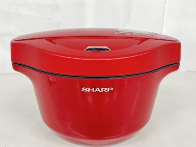 SHARP ヘルシオ ホットクック KN-HW24C-R レッド 系 水なし 調理 鍋