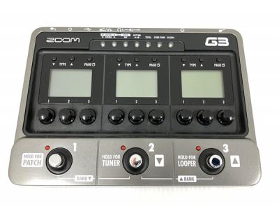 ZOOM G3 ギターエフェクター アンプシミュレーター 楽器 ギター周辺機器(アンプ・エフェクター・パーツ) ギターアンプ アンプシミュレーター