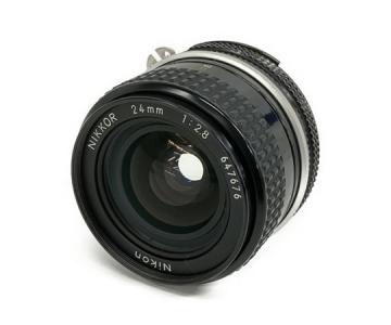 nikon nikkor 24mm 1:2.8 マニュアル レンズ 単焦点 MF 訳有