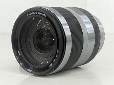 SONY ソニー E 18-200mm F3.5-6.3 OSS SEL18200 カメラレンズ ズーム 高倍率 シルバー