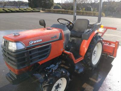 鳥取 米子 クボタ トラクター GB18 324H 18馬力 4WD パワステ 逆転PTO モンロー ロータリー RSP141 装備 農機具 訳有 直