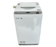 SHARP ES-TX5F-S 縦型洗濯乾燥機 2021年製 洗濯 脱水5.5kg 乾燥3.5kg 楽