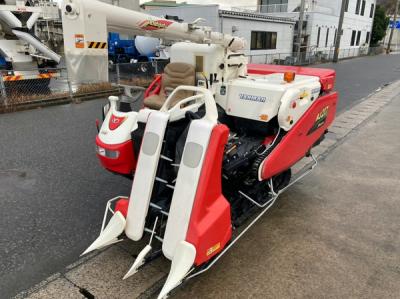 鳥取県 米子市 YANMAR ヤンマー AJ217 コンバイン 79H 2条刈 16.8馬力 グレンタンク オーガ クローラー 農業機械 農機具