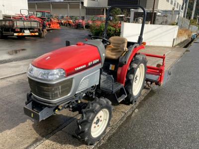 茨城県発 YANMAR EF224 EB18S 4WD 24馬力 パワステ 倍速ターン 自動水平 ヤンマー トラクター 農機具 直