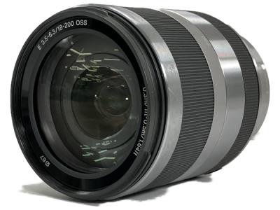 SONY ソニー E 18-200mm F3.5-6.3 OSS SEL18200 カメラレンズ ズーム 高倍率 シルバー