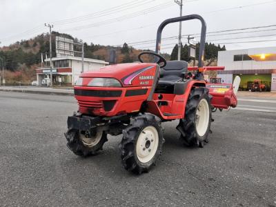 福岡県発 ヤンマー Ke-50 トラクター 15馬力 四駆 4WD 安全フレーム アタッチメント RSZ130 ロータリー 農用 乗用 直