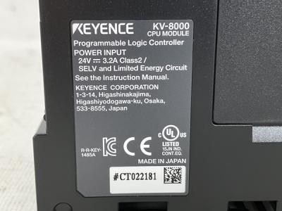 KEYENCE KV-8000(電材、配電用品)の新品/中古販売 | 1606002 | ReRe[リリ]