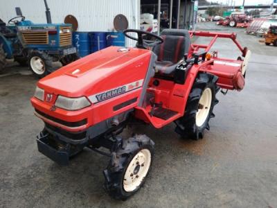 静岡県発 トラクター ヤンマー Ke-3D 13.5馬力 256時間 4WD ロータリー付き  直