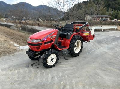 福岡県発 ヤンマー Ke-50 トラクター 15馬力 四駆 4WD 安全フレーム アタッチメント RSZ130 ロータリー 農用 乗用 直