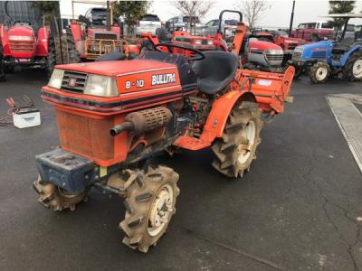 長野県 長野市 クボタ B-10D 10馬力 トラクター 4WD ブルトラ ロータリー エンジン始動可 農機具