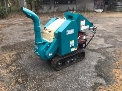 仙台市発 丸山 自走式 13馬力 チッパー 粉砕機 MDC-132B-1 クローラ自走タイプ 排塵用ブロワー付き