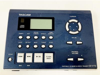 TASCAM ポータブルCDプレーヤー CD-VT2 トレーナー