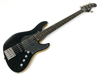 Bacchus バッカス Hand Crafted Equipment エレキ ベース 4弦 ブラック系 黒 ケース付き