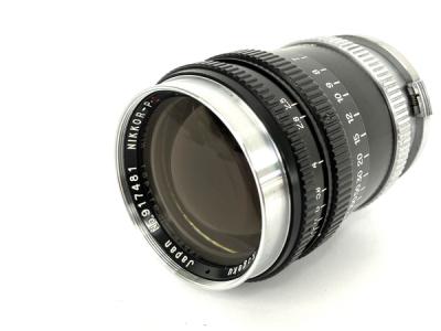 Nikon ニコン NIKKOR-P 1:2.5 f=10.5cm カメラレンズ フード つき