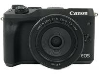 Canon EOS M6 ダブルズームキット ボディ レンズ ワイド 2420万画素 液晶 キヤノンの買取