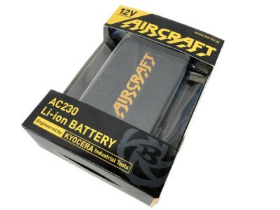 BURTLE AC230 Li-ion BATTERY AIR CRAFT ブラック バートル バッテリー