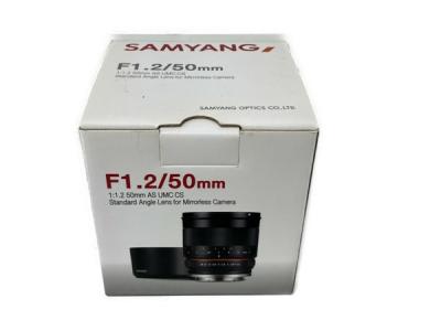 SAMYANG F1.2/50mm AS UMC CS CANON M (SILVER) カメラ レンズ