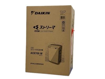 ダイキン ACK70X-W 加湿付空気清浄機 家電