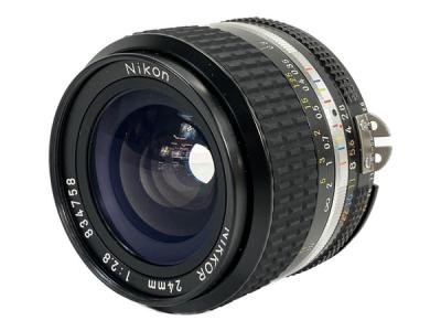 nikon nikkor 24mm 1:2.8 マニュアル レンズ 単焦点 MF 訳有