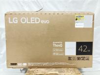 LG OLED42C2PJA 42型 4Kチューナー内蔵 有機EL テレビ